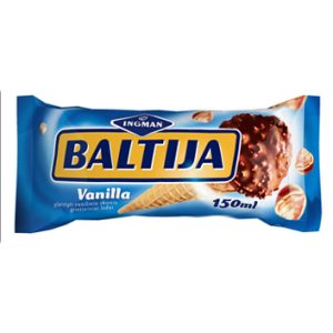 Saldējums Baltija vaniļas 150ml/95g