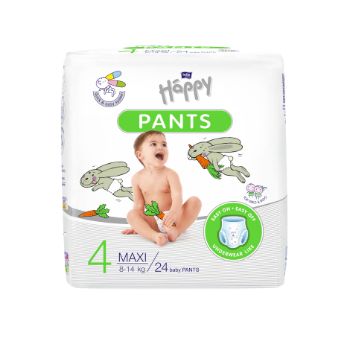 Autiņbiksītes Happy Pants Maxi 8-14kg 24gb