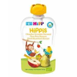 Pārtika bērniem BIO Hipp āboli un bumb. ar banāniem 100g