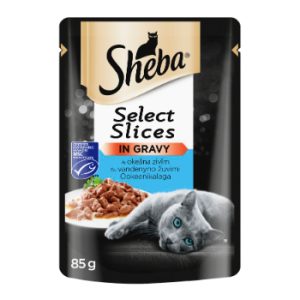 Barība kaķiem Sheba Cuisine pouch tuna cig 85g