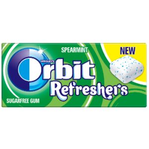 Košļ.gumija Orbit Refresher's Spearmint 15