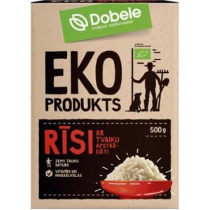 Rīsi ar tvaika apstrādi EKO Dobele 500g