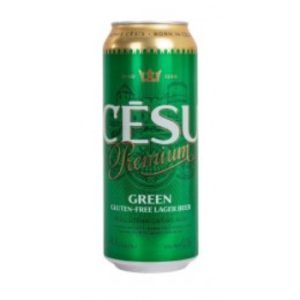 Alus Cēsu premium green 7% 0.5l can