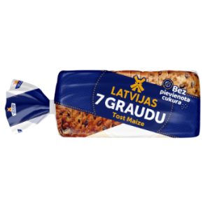Tostermaize Latvijas Tost maize 7 graudu 500g