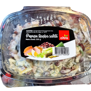 Salāti pupiņu-šķiņķa Citro 300g