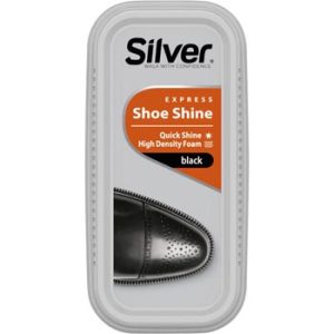 Švammīte apavu Silver Shoe Shine melna