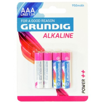 Baterija Grundig Alkaline AAA 4gb