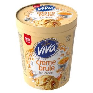 Saldējums Super Viva creme brulee 450ml/245g