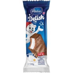 Batoniņš Delish ar piena krēmu piena šokolādes gl. 34g