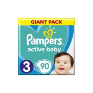 Autiņbiksītes Pampers Active Baby S3 90gb GP