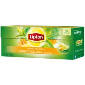Tēja Lipton clear citrus zaļā 25gb 33g