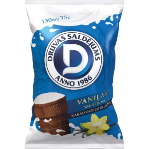 Saldējums Druvas vaniļas kakao 120ml/70g