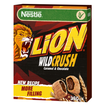 Sausās brokastis Nestle Lion Wild Crush 360g