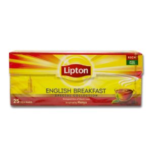 Tēja Lipton English breakfast melnā 25TM 45g