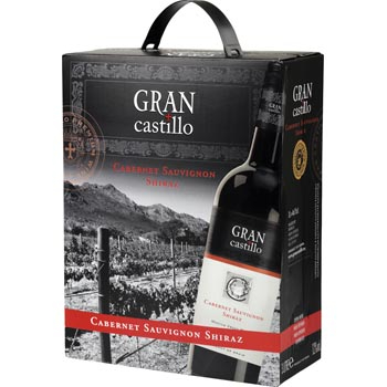 Vīns Gran Castillo Cabarnet sauv shiraz sarkans 12% 3l