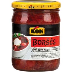 Zupa Borščs ar liellopu gaļu KOK 480G