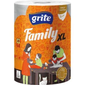 Papīra dvielis Grite Family XL 2slāņi 1rullis