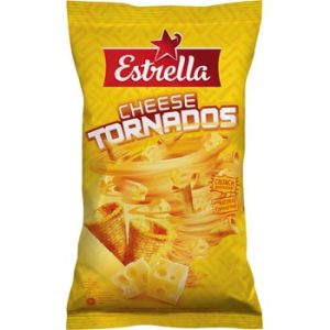 Čipsi Estrella ekstrūderi Tornado ar siera garšu 110g