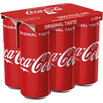 Limonāde Coca cola 0.33lx6 multipaka