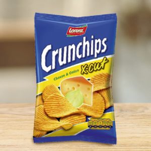 Čipsi Crunchips X-cut siera/sīpolu 75g