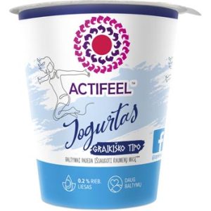 Jogurts Actifeel Grieķu 0.2%  300g