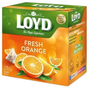 Tēja Loyd Pyramids augļu ar apelsīna garšu 40g