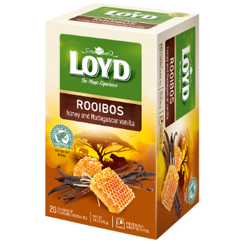 Tēja Loyd Rooibos ar medus un vaniļas garšu 20gb 40g