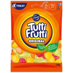 Želejkonfektes Tutti Frutti Original Natural 120g