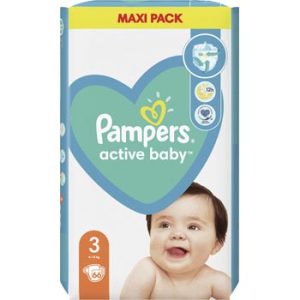 Autiņbiksītes Pampers Active Baby-Dry VP +S3 66gb