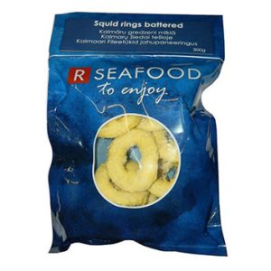 Kalmāru gredzeni mīklā saldēti Seafood 300g