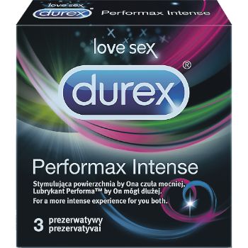 Prezervatīvi Durex Performax Intense N3
