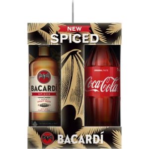 Rums Bacardi Spiced 35% 0.7l + Coca Cola1l