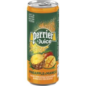 Ūdens Perrier&Juice pineapple and mango 0.25l