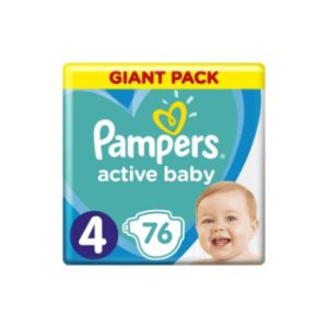 Autiņbiksītes Pampers Active Baby S4 76gbgb GP