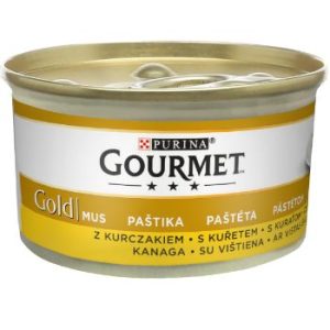 Barība kaķiem Gourmet Gold pastete vista 85g
