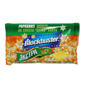 Popkorns mikroviļņu Blockbuster sviesta 99g