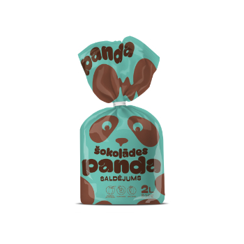 Saldējums Panda šokolādes maisiņā 2l/800g