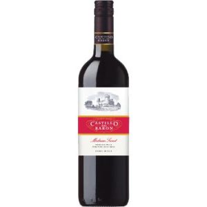 Vīns Castillo del Baron sark. 10% 0.75l pussalds