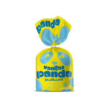 Saldējums Panda vaniļas maisiņā 2l/800g