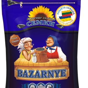 Saulespuķu sēklas Bazaro melnas ceptas ar sāli 300g