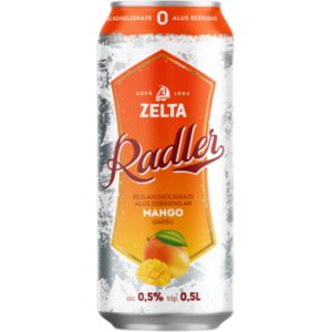 Alus bezalk.Zelta Radler non-alco Mango 0