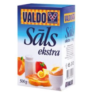 Sāls smalkais ekstra Valdo 0.5kg