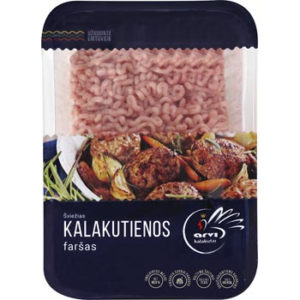 Tītara maltā gaļa atdzesēta Krekenova 500g