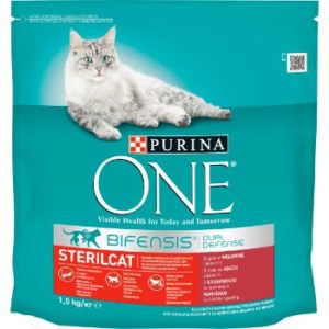 Barība kaķiem One sterilizētiem kaķiem 1.5kg