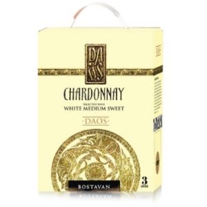Vīns Daos Chardonnay Sauvinon medium sweet BIB 11.5% 3l