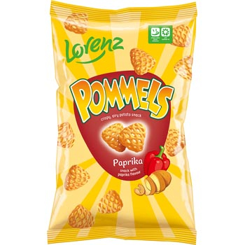 Čipši Lorenz Pommels kartupeļu uzkoda ar papriku 75g
