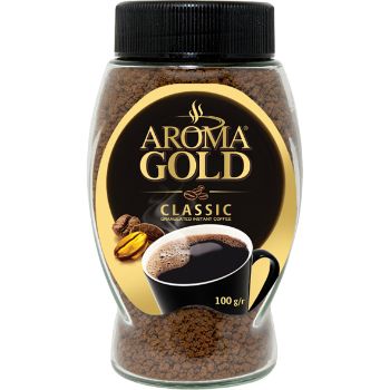 Kafija šķīstošā Aroma Gold Classic 100g