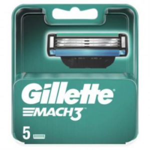 Skūšanās kasetes Gillette Mach3 5gb
