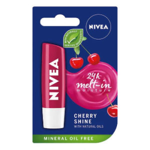 Lūpu kopšanas līdzeklis Nivea Cherry Shine 4.8g