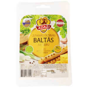 Desiņas cepamās Baltās ar sieru 400g